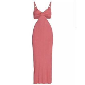 Cult Gaia Serita Cut-Out Knit Maxi Dress in Blossom Size Small NWOT